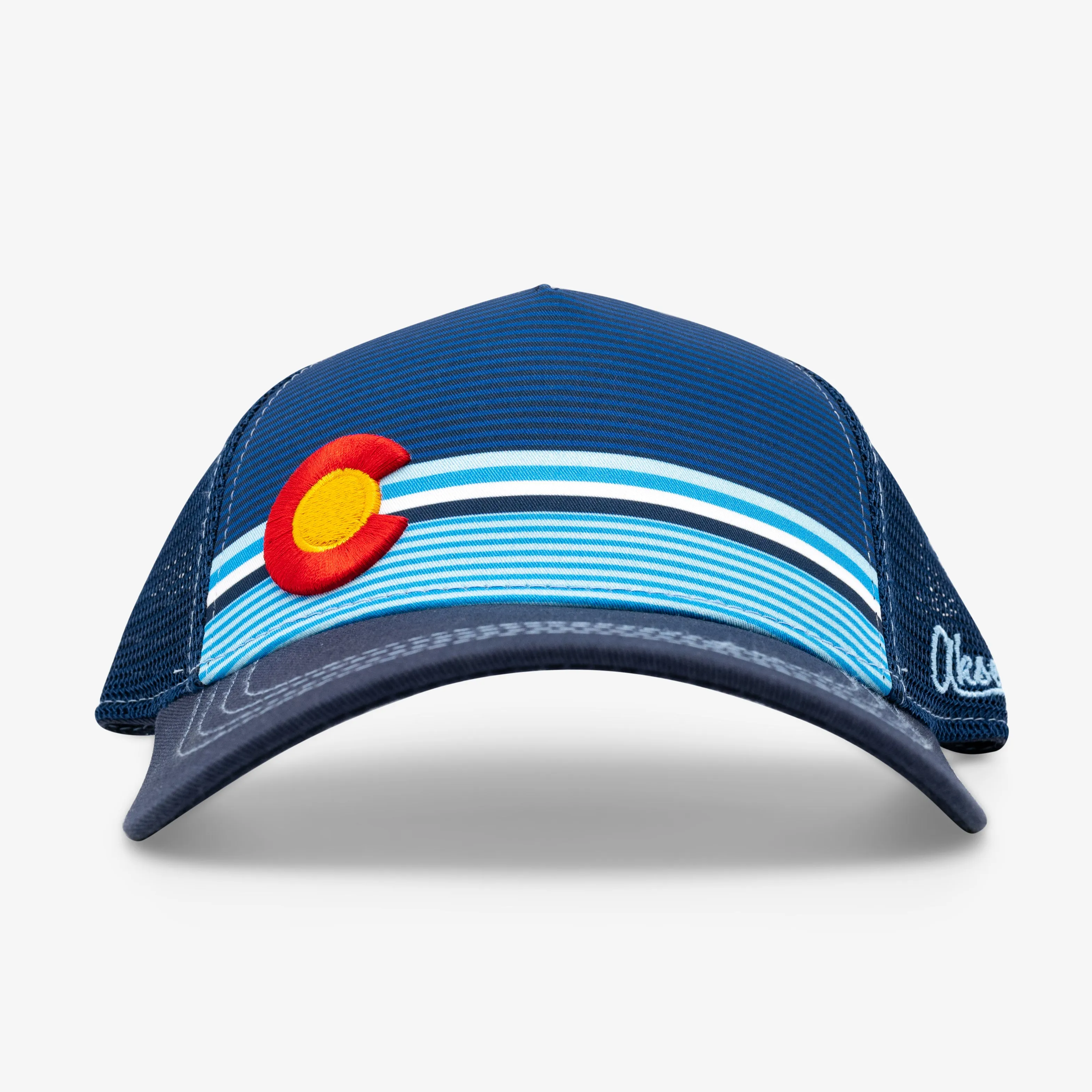 Striped Low Pro Colorado Trucker Hat