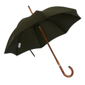 The London Ladies Umbrella - Crafted From A Single Piece Of Maple - Green