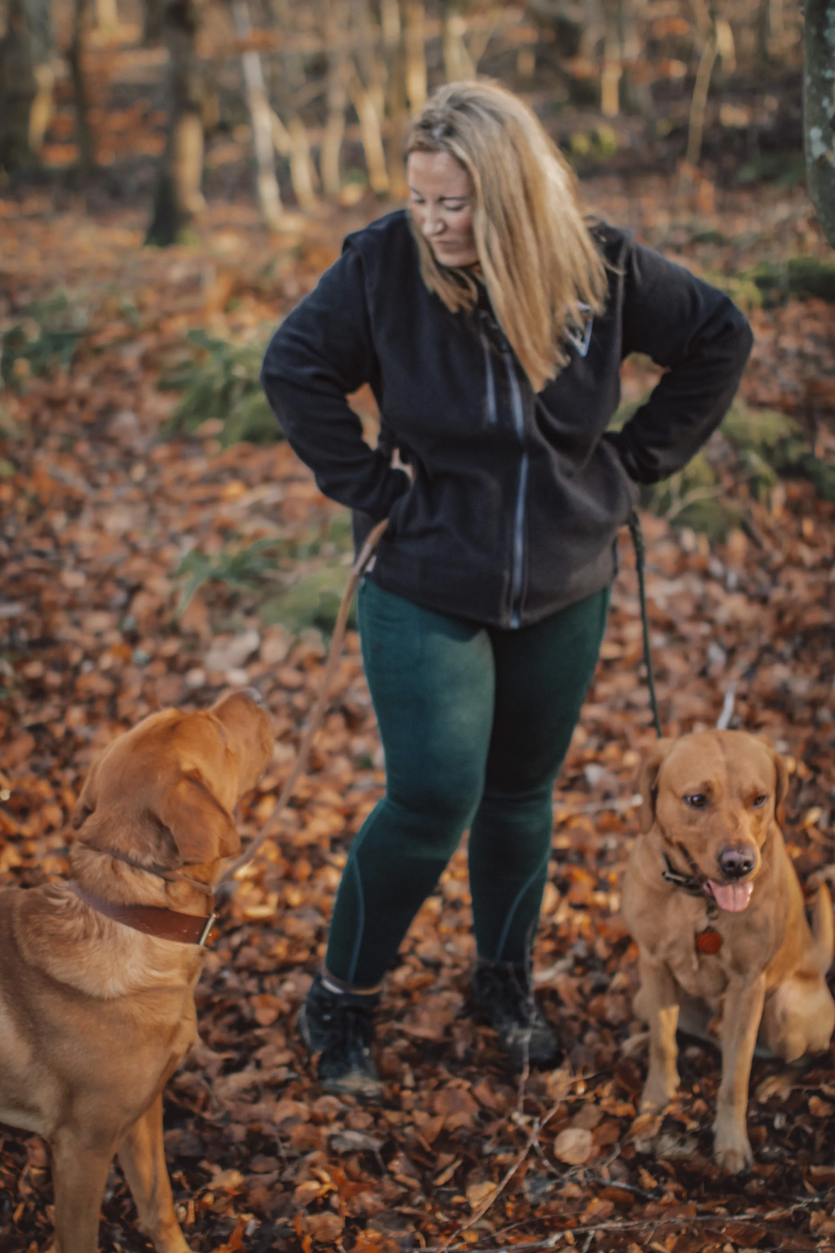 Thermal Outdoor Leggings - Forest Green