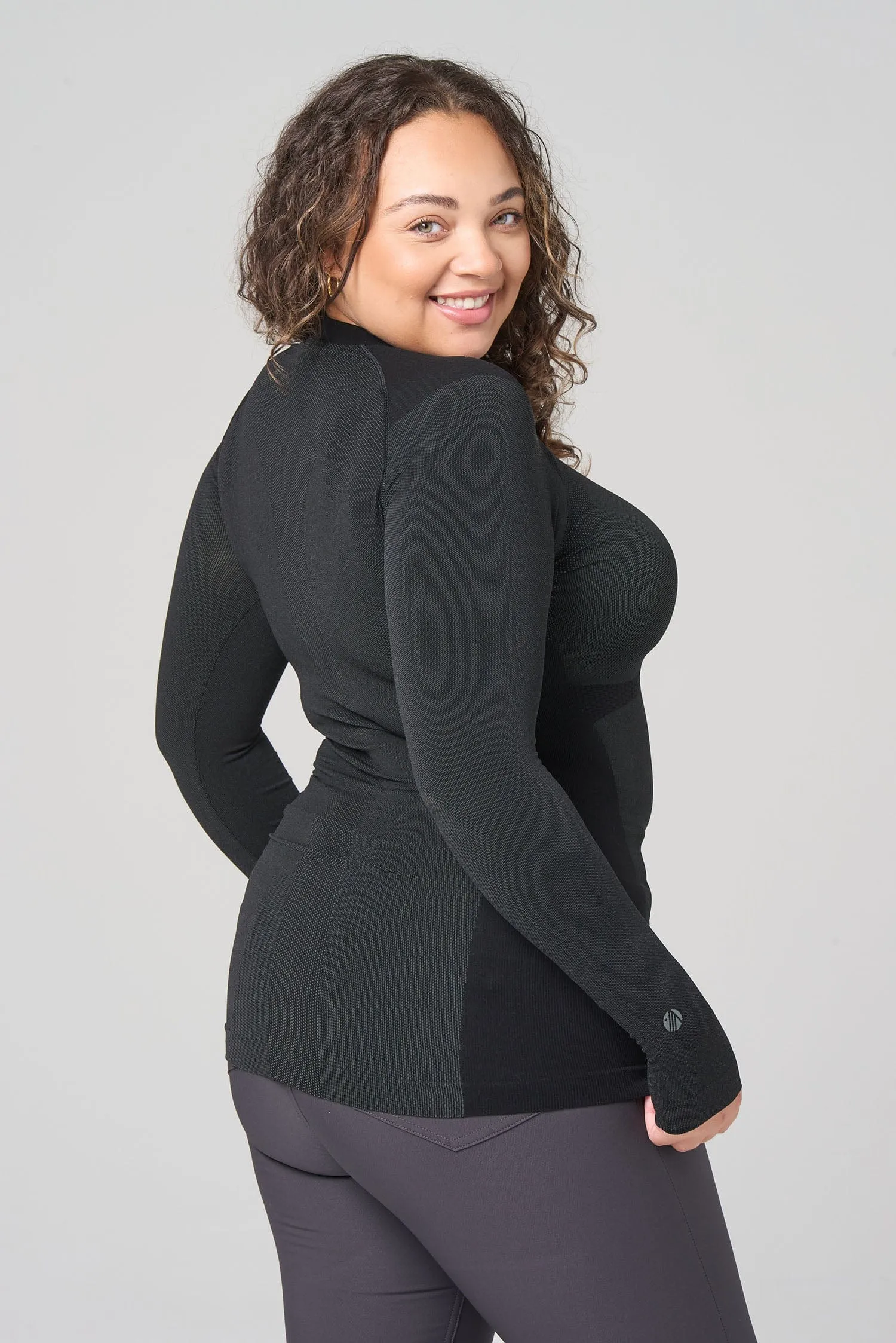 Thermal Seamless Base Layer Top - Black